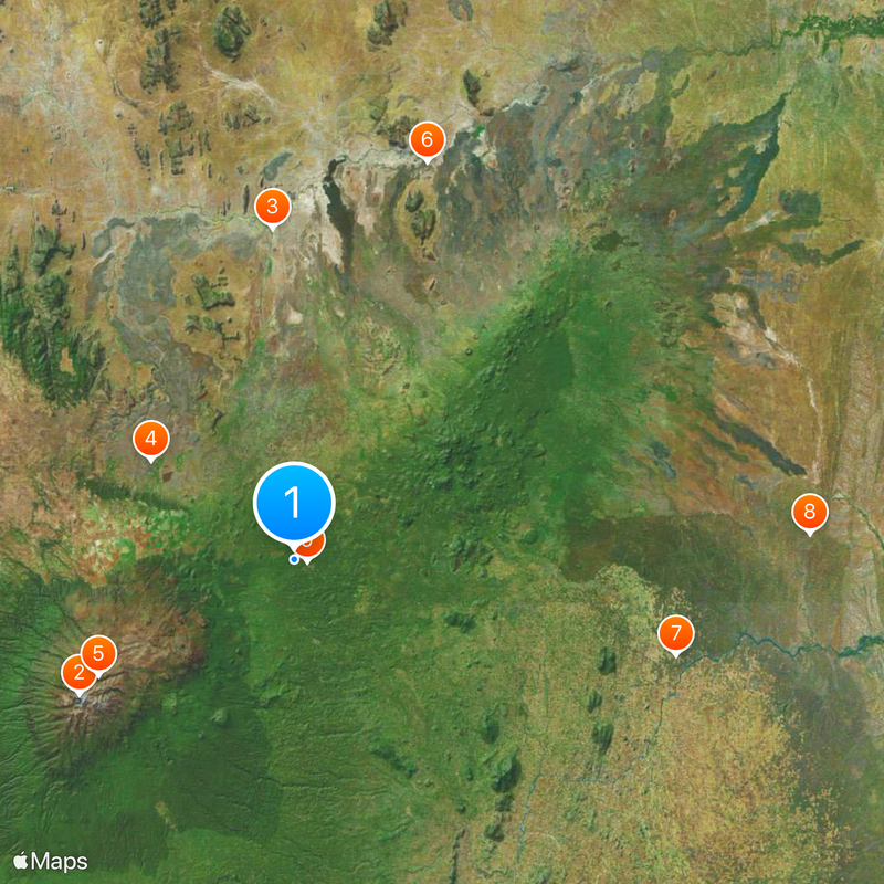 Meru County Map
