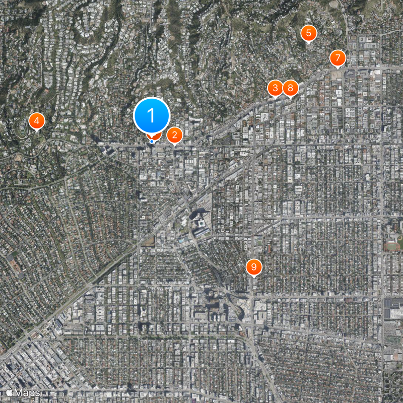 Rainbow Bar and Grill Map