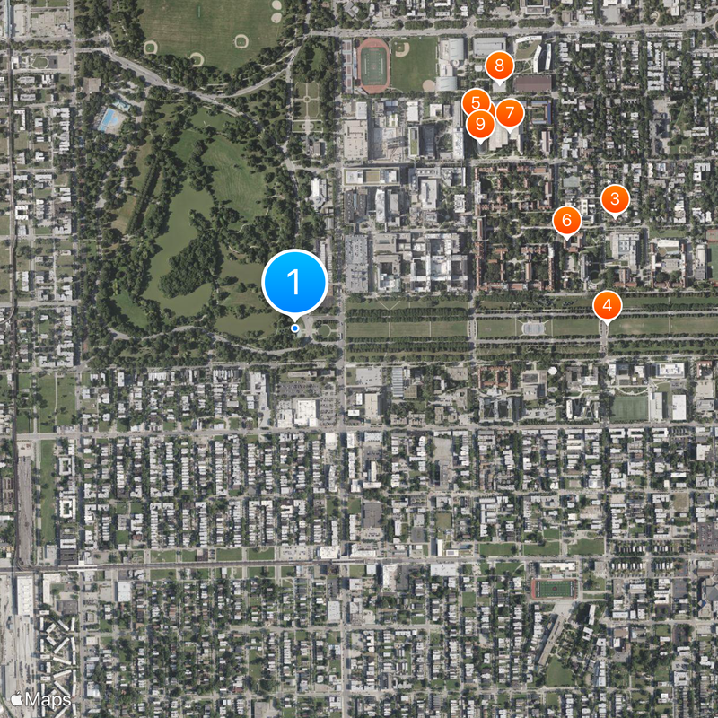 Fountain of Time Kaart