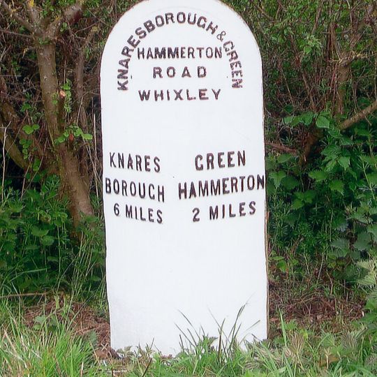 Milepost Approximately 50 Metres East Of Gelsthorpe Farm