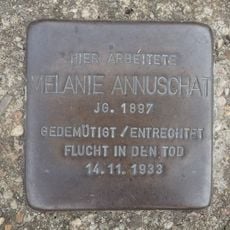 Stolperstein dedicated to Melanie Annuschat