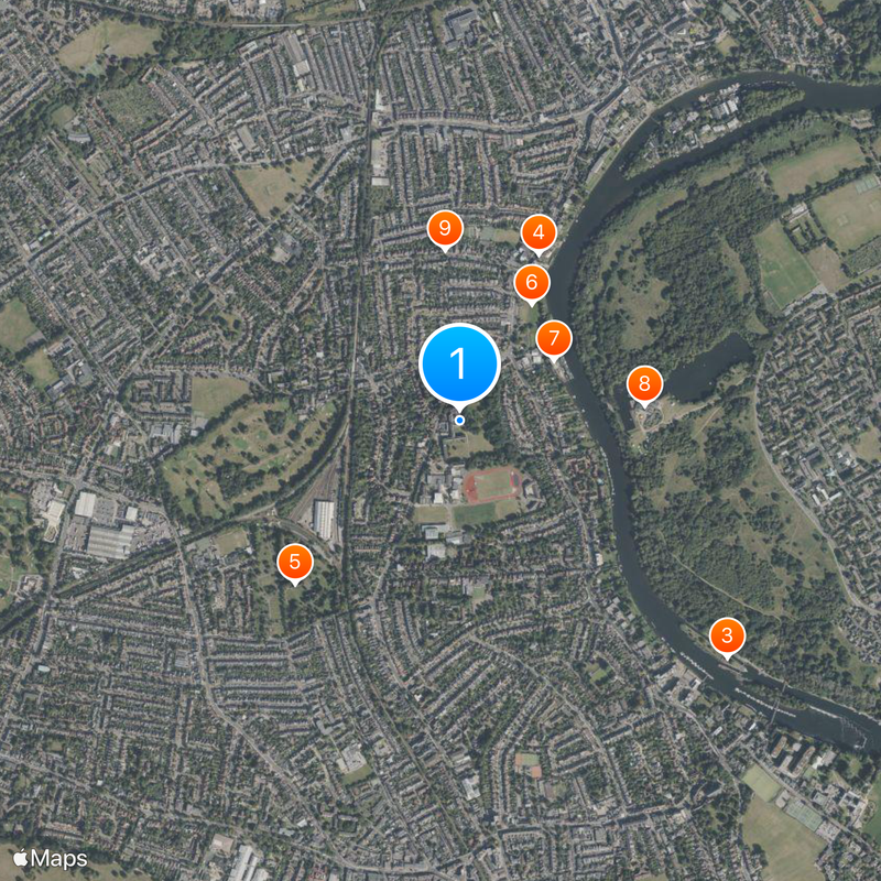 St Mary's University, Twickenham Map