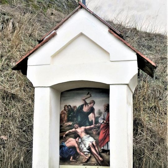 Kaplička XI. zastavení křížové cesty u Ostrého