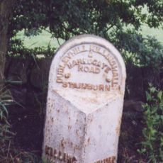 Milepost At Moorside Bridge