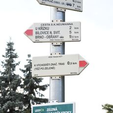 Rozcestník Babice nad Svitavou - bus