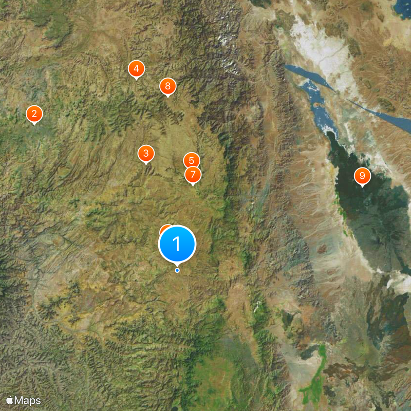 Amba Aradam Map