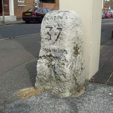 Milestone, at jct with Meadow Road