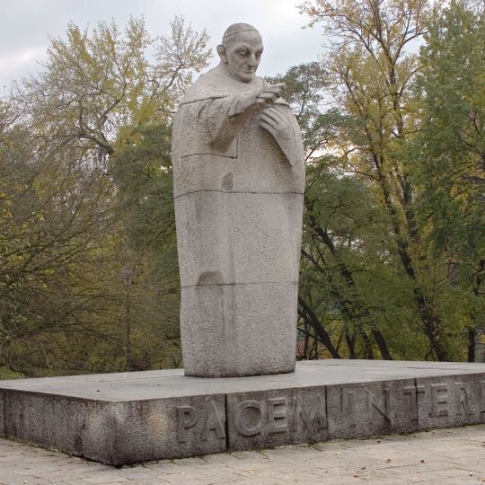 Ioannes XXIII monument in Wrocław