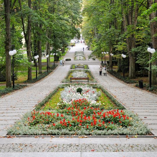 Spa park in Polanica-Zdrój