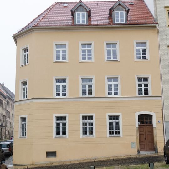Wohnhaus in geschlossener Bebauung, Eckhaus zur Rosenstraße Helle Gasse 16