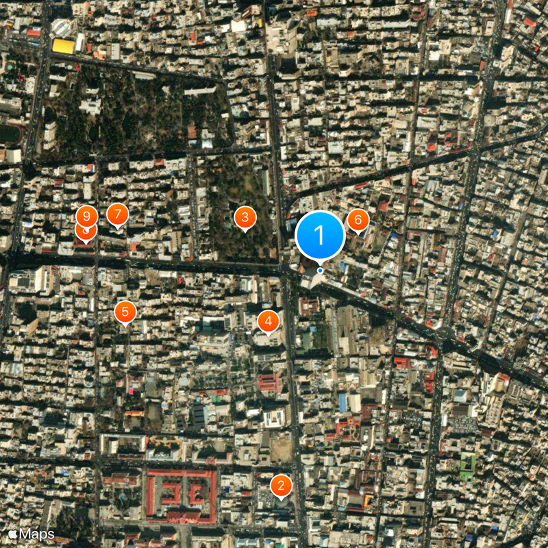 Plasco Building Map