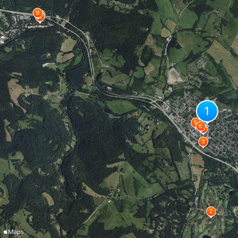 Ligonier Map