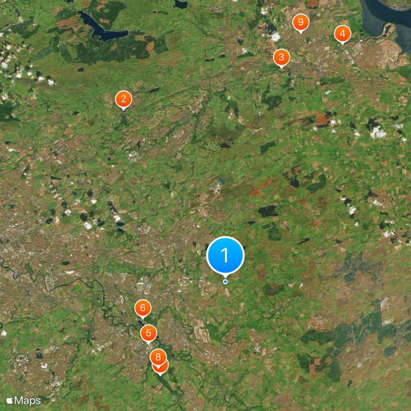 North Lanarkshire Carte