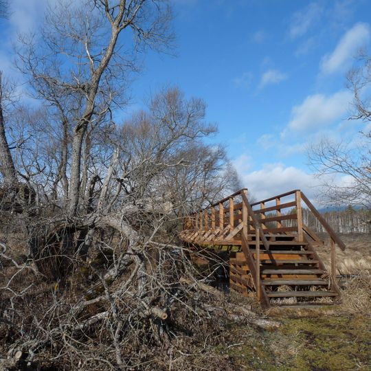 Lávka přes Teplou Vltavu u Dobré