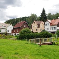 Lávka ve Stříbrné u čp. 220