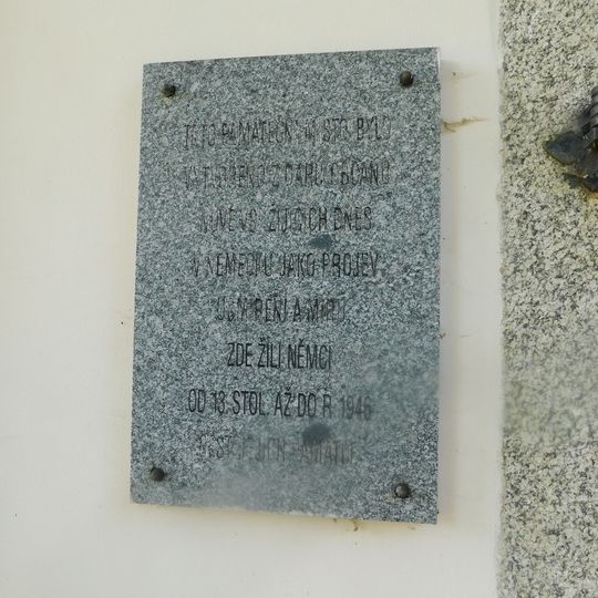Pamětní deska německým obyvatelům Nové Vsi
