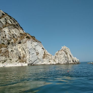 Beaches along the Italian coast