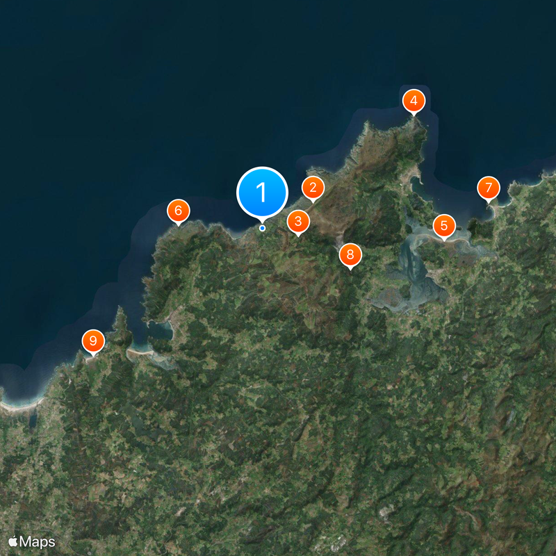 Santo André de Teixido Map