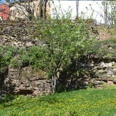 Mestské hradby, múr hradbový s bastiónom