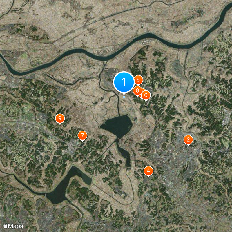 District d'Inba Carte