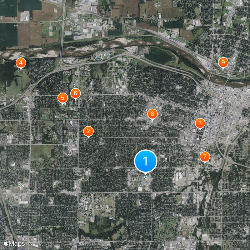 Washburn University Map