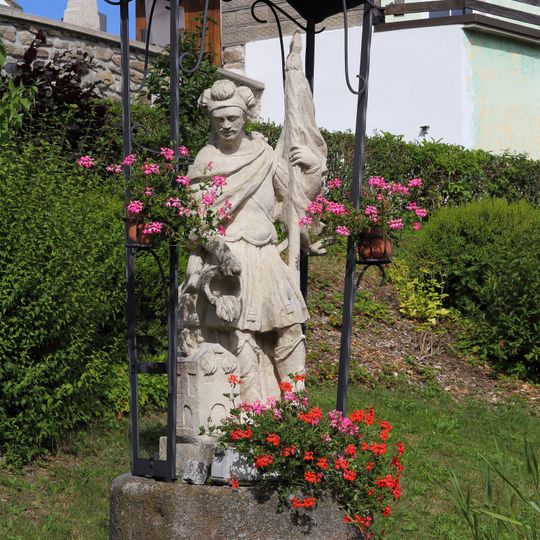 Figurenbildstock hl. Florian, Harmanschlag