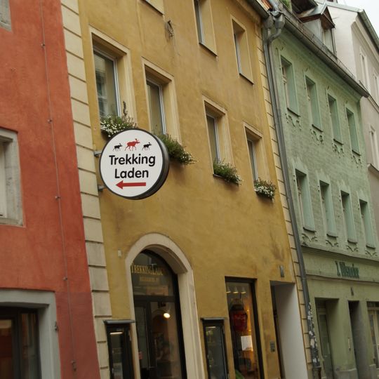 Wohn- und Geschäftshaus, 1557–1587 Wohnhaus des Naturforschers Johann Oberndorfer