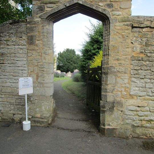 Churchyard Boundary Wall To North West, West And South West Of Church Of St Botolph And Gateway Arch