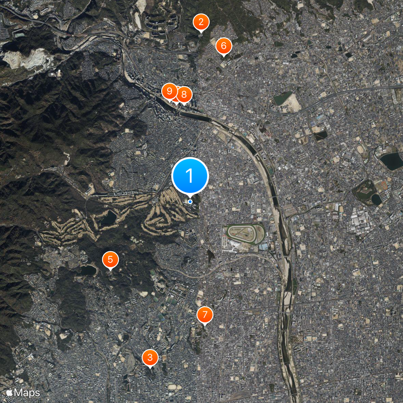 Obayashi seishin joshigakuin shōgakkō/chūgakkō/kōtogakkō Mappa