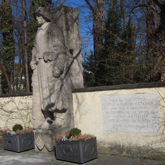 Kriegerdenkmal Bäckerstraße, Pasing