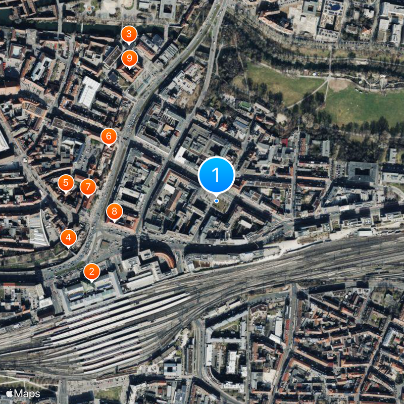 Willy Brandt Memorial Map