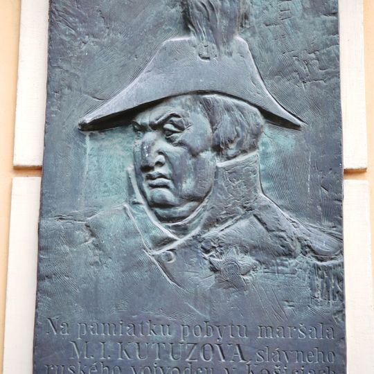 Historická radnica, tabuľa pamätná