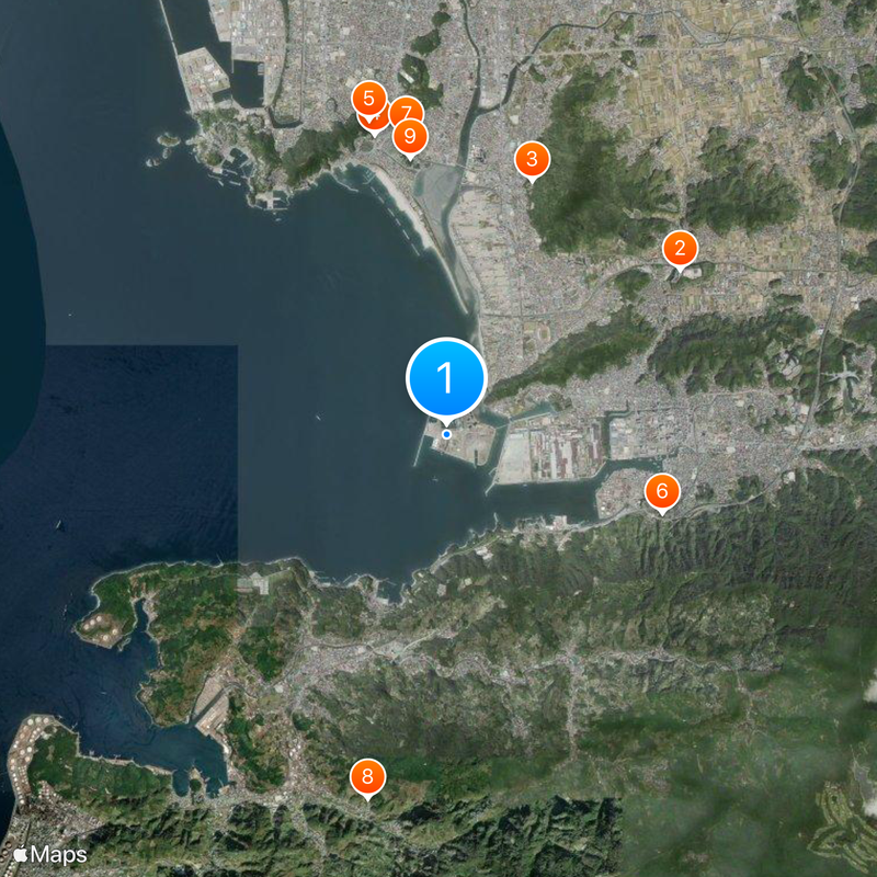 Wakayama Marina City Map