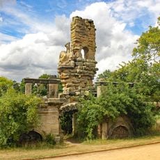 Ruins at Shugborough Hall to north of the house