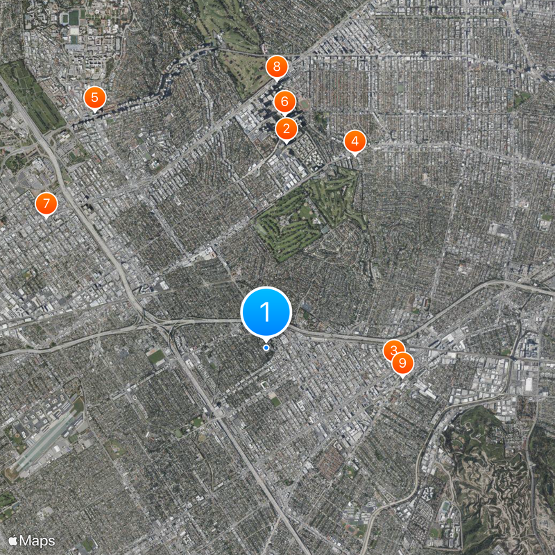 Lycée Français de Los Angeles Map