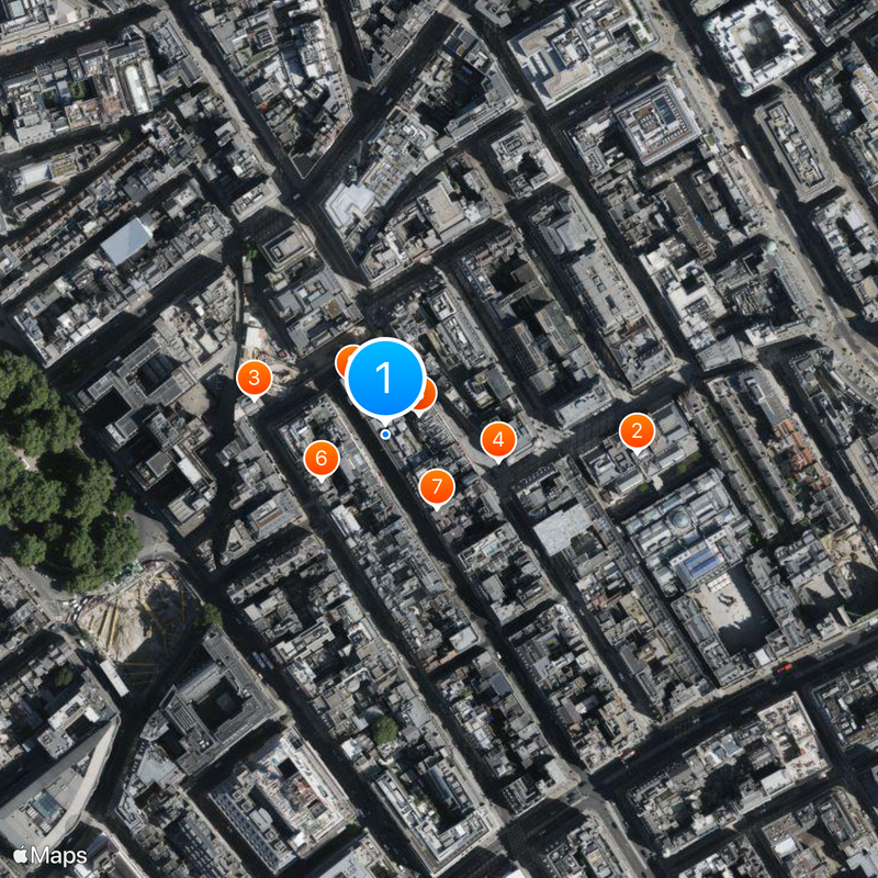 Royal Institution Kaart