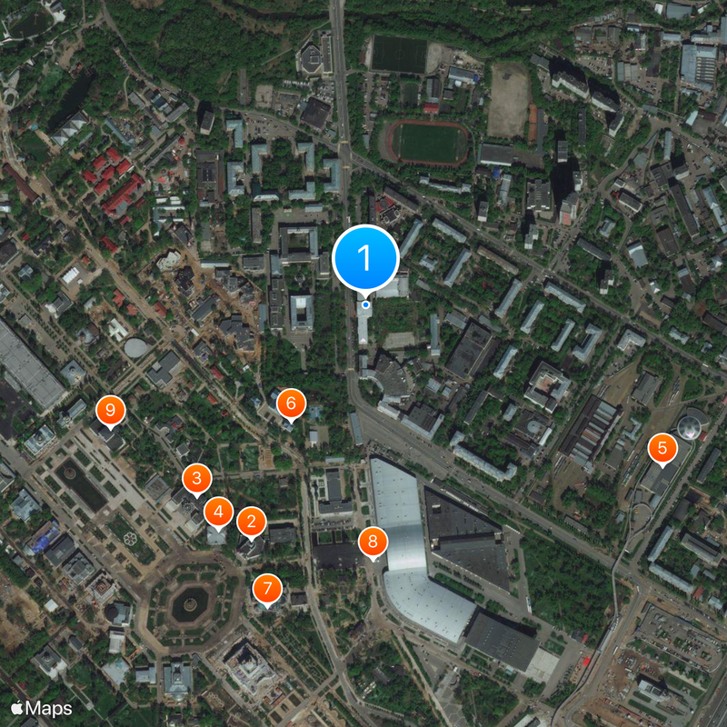 Gerasimov Institute of Cinematography Map