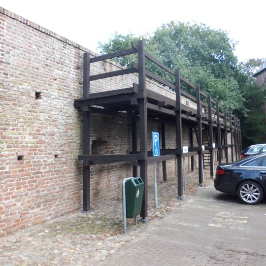 Fragmenten van de stadsmuur