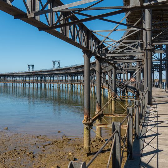 Muelle de mineral de la compañía Riotinto