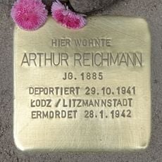 Stolperstein dedicated to Arthur Reichmann