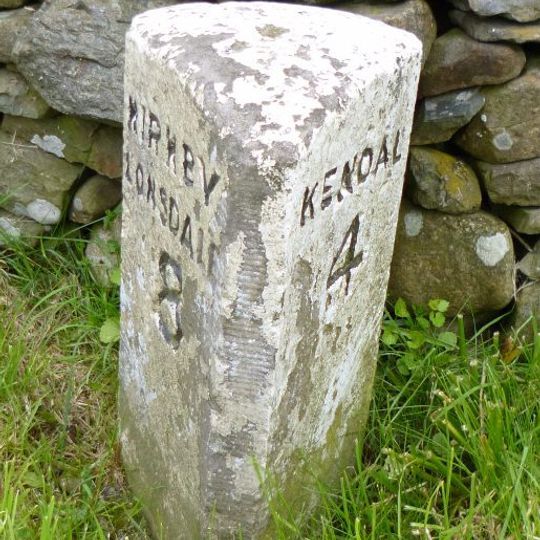 Milestone On East Side Of Road 300 Yards North-West Of Middleshaw Crescent