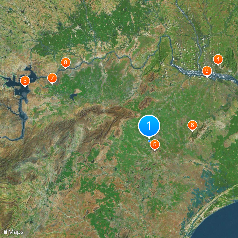 Palnadu district Map