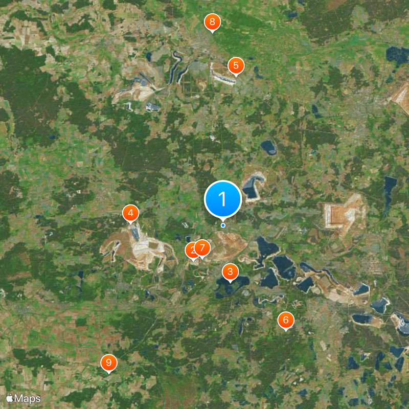 Circondario dell'Oberspreewald-Lusazia Mappa