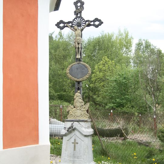 Kříž u kaple v Kyjově
