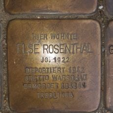 Stolperstein à la mémoire de Else Rosenthal