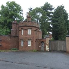 The Gate House And Attached Walls And Gate Piers