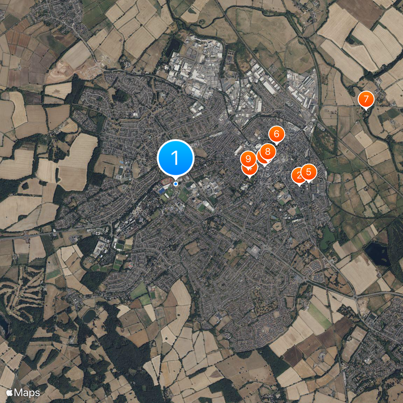 Loughborough University Map