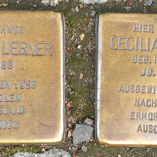 Stolperstein en memoria de Cecilia Lerner
