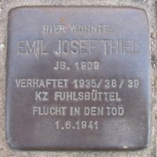 Stolperstein en memoria de Emil Josef Thiel