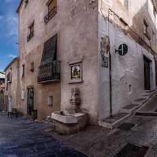Ceramic panel of Saint Roch